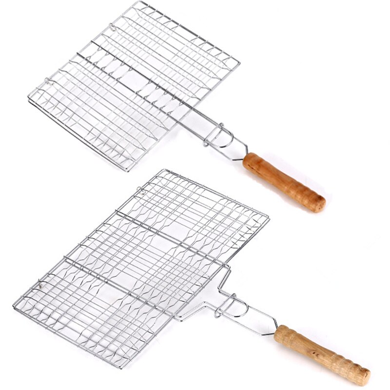 Stainless Steel Portable BBQ Grilling Basket